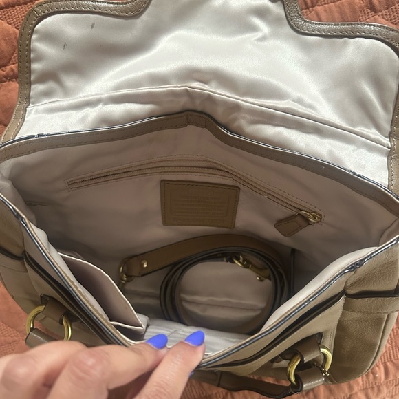 Leather vintage coach bag - Picture 10 of 10